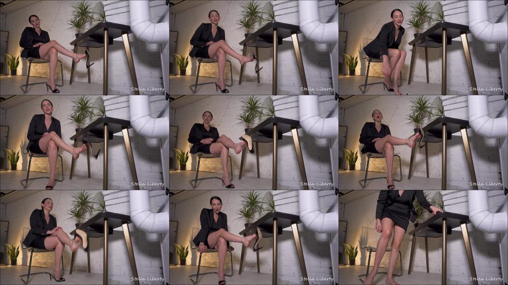 Stella Liberty - Dangling Funeral Widow Deceives You All Ft Stella Liberty - Executrix, High Heels, Foot Humiliation - 4K