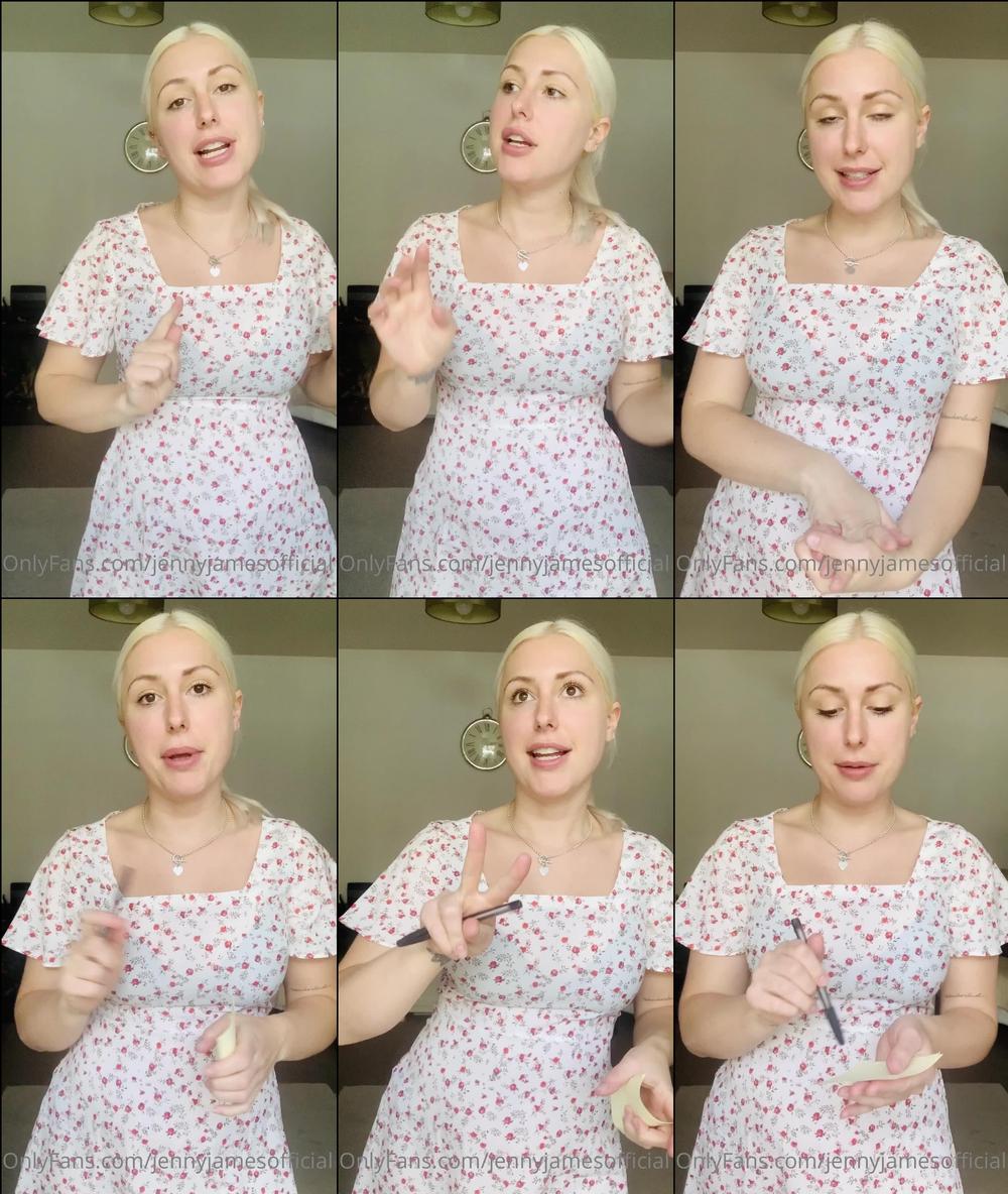 jennyjamesofficial 14 06 2020 427554677  Sunday Raffle  Prize 1  5 minute custom video Prize 2  5 picture 