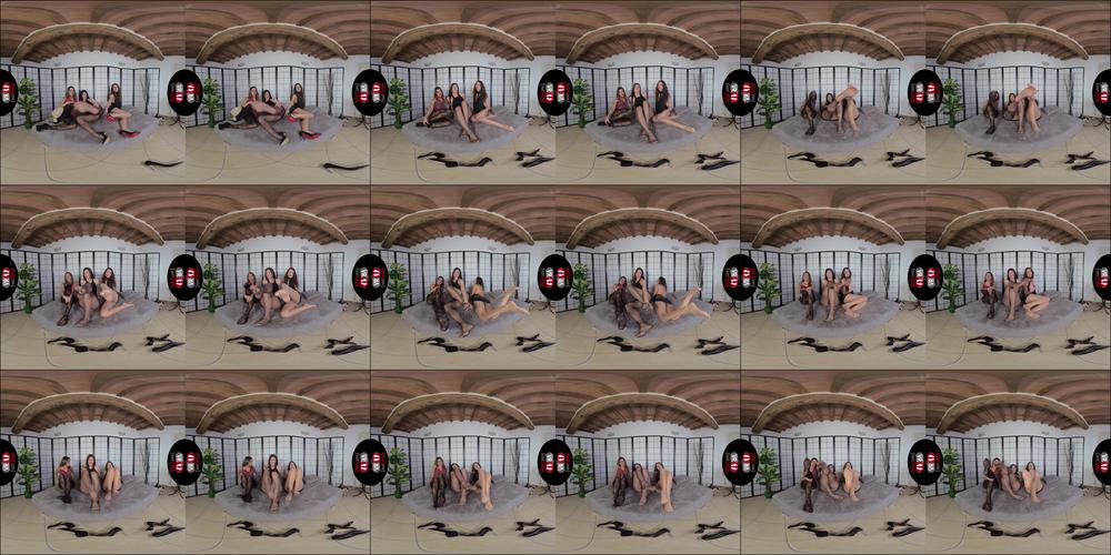 VR FOOT FETISH - Sexy Katia Casadei, Lilian And Thena Wiggle Their Feet In Vr - Vr 4K 60