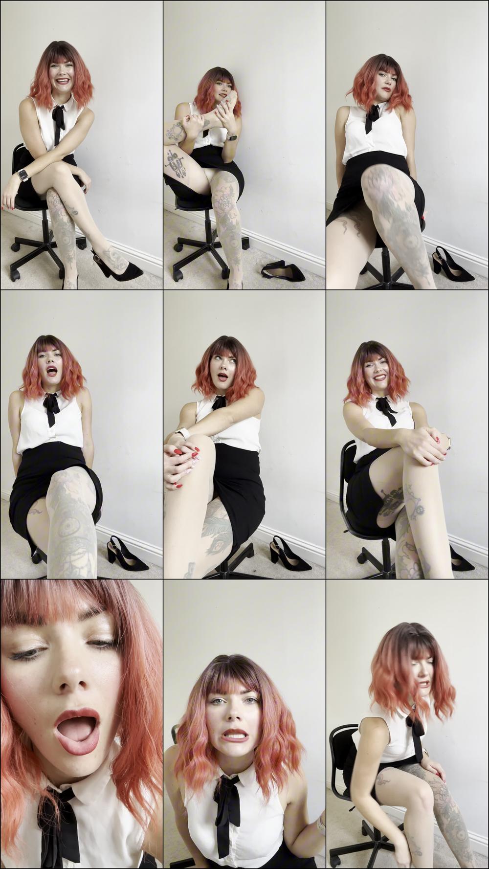 Pantyhose Footjob During Interview - September 17, 2023