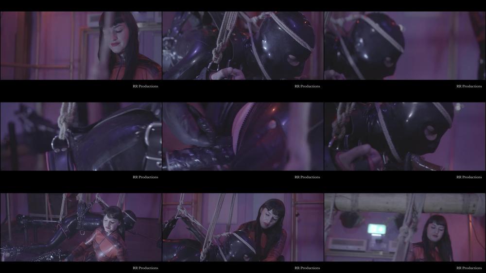 Latex Gimp Suspended and Anally Ruined