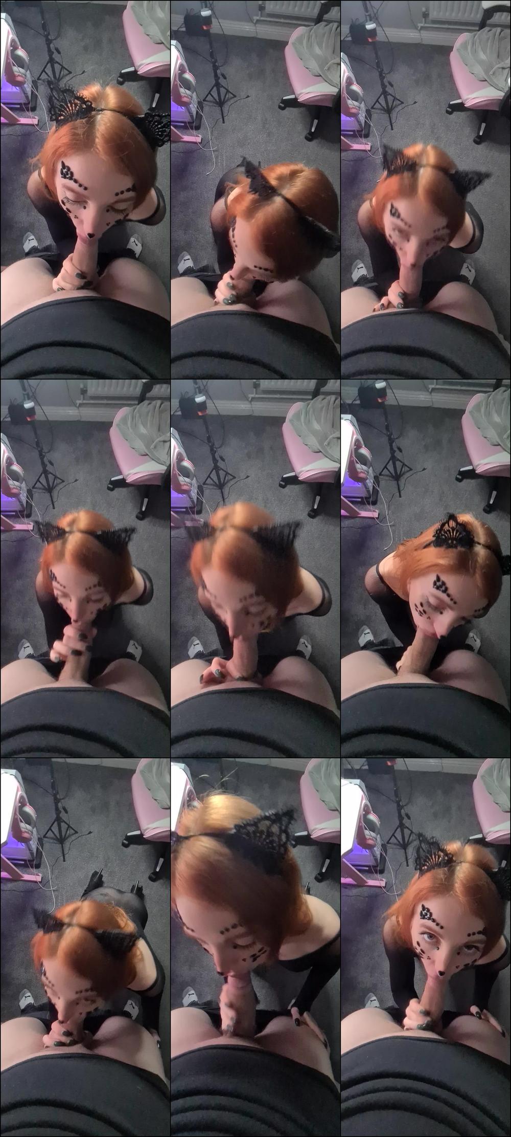 Sexy Kitty Sucking Cock POV