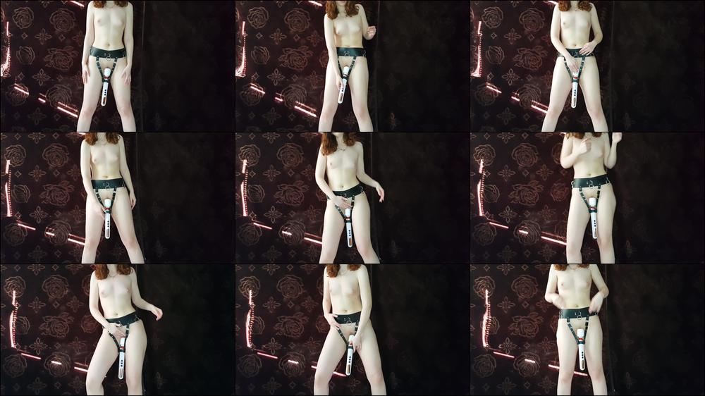 Wetschoolgirl No Escape Vibrator Orgasms With A Belt