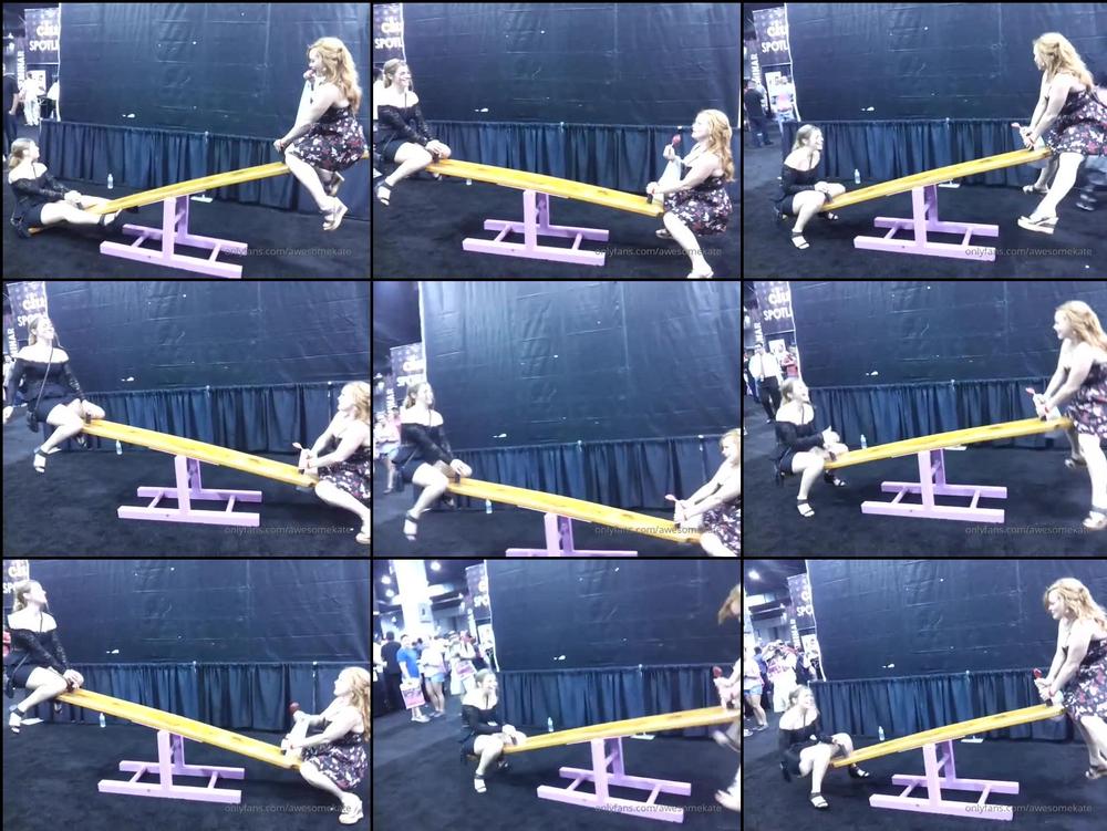 awesomekate 19 02 2020 154496841 Riding a Seesaw with SummerHart in Vegas. Isn't she perfect