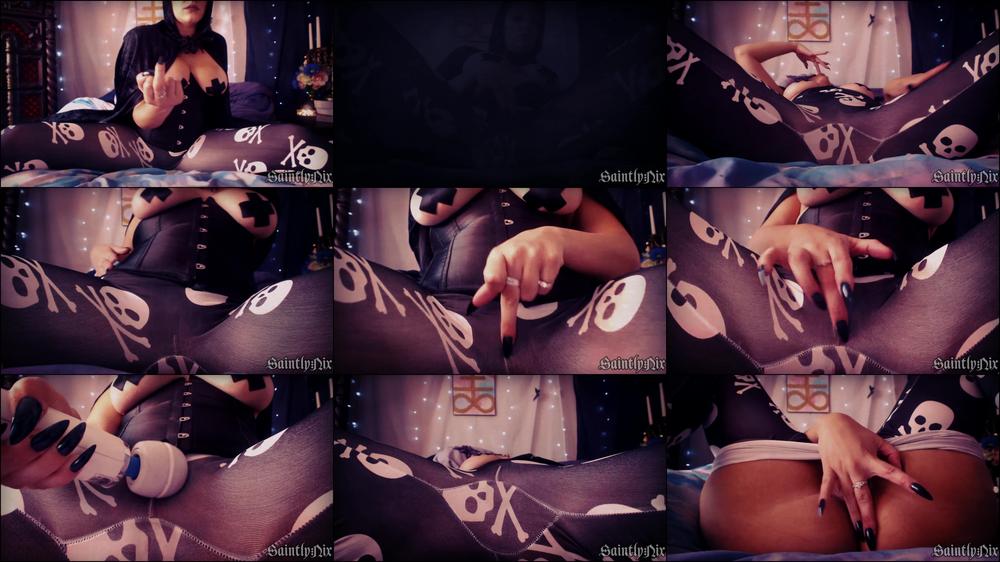 Witch Goddess Cums with Long Fingernails