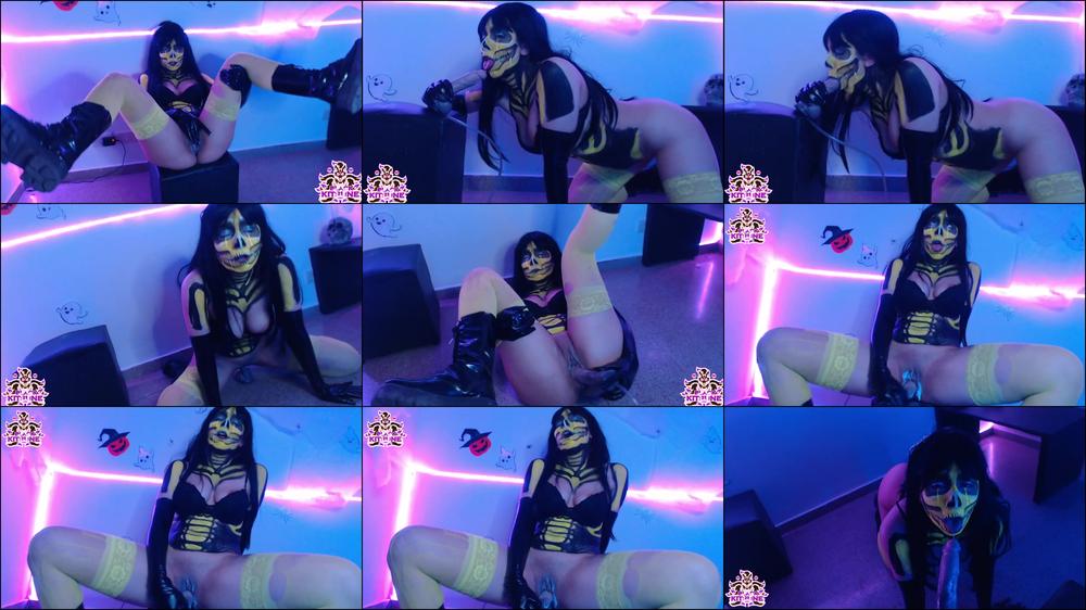 Halloween Makeup Neon:Masturbation&POVBJ