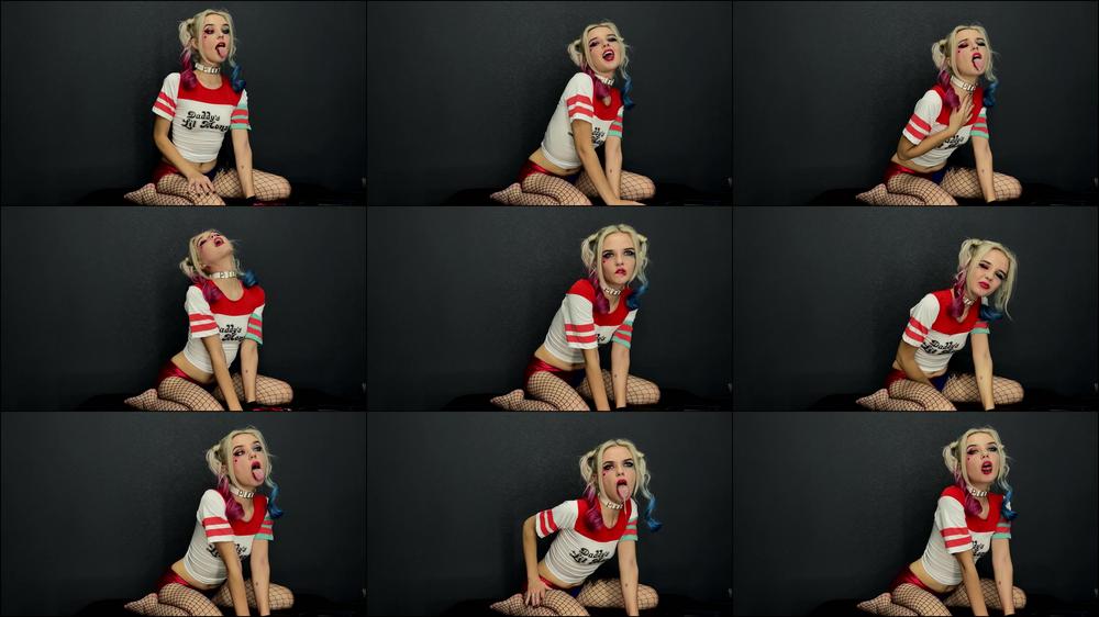 Harley Quinn Cosplay - Ahegao face - Oct 28, 2022