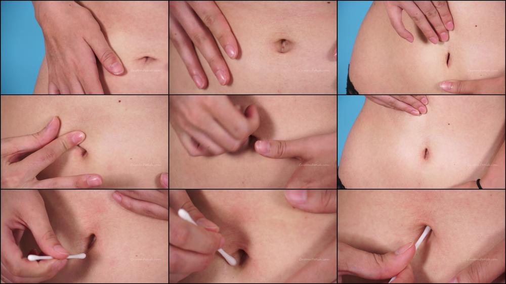 Viktoria's Belly Button Show and Clean