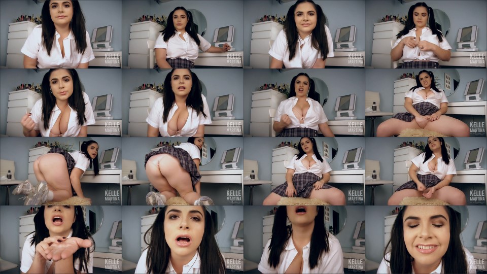 Miss Kelle Martina Cum Eating Class 1080P