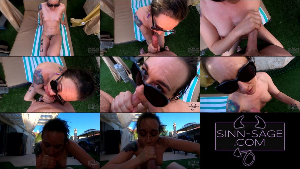 Poolside Blowjob Sinn Sage - Dec 11, 2021