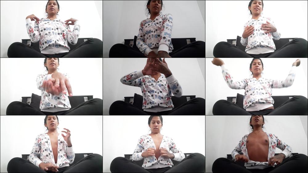 dancing sexy alone at home