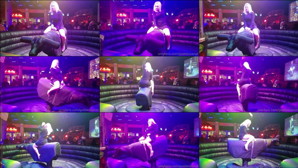 goddessanat 04 06 2019 35532469 Watch me ride the bull...only half drunk  I think  I did pretty well  What do YOU 