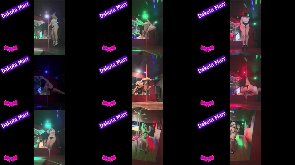 Dakota Marr Stripper Stripclub Pole Dance Compilation