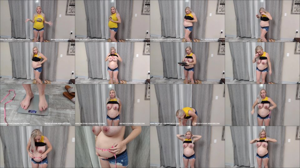 Britney Athome Pregnant Weight And Measure 25 Weeks