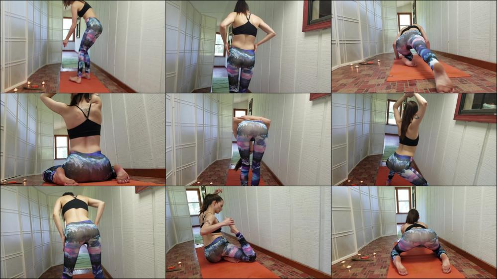 Stretching In My Tight Yoga Pants