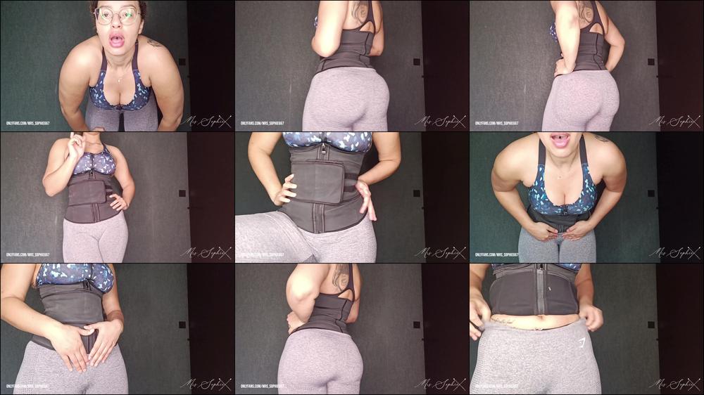 Yoga pants sniffing boy