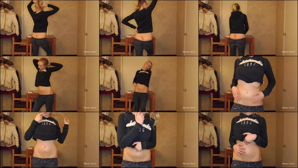 Teachers Belly Button And Booty Crack