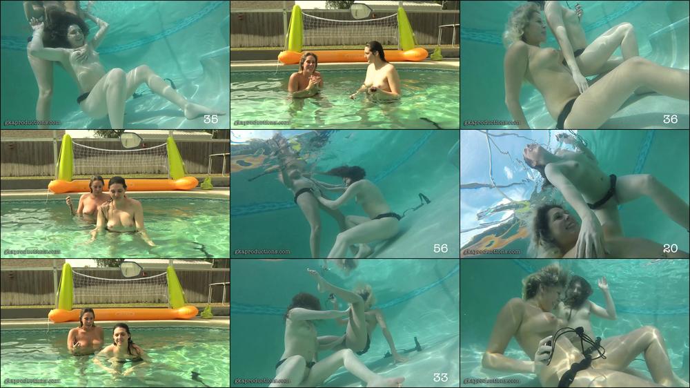 Nikki & Sadie Underwater Breatholding