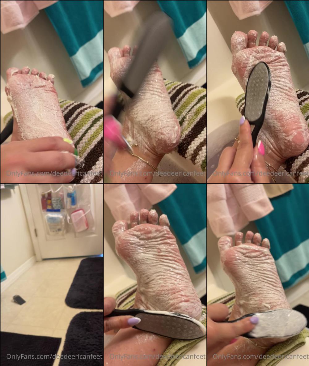 deedeericanfeet 02 06 2021 2125741489 Not a request  Tub fun   How I scrub my soles 
