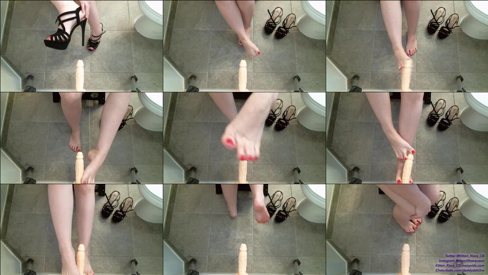 kiaraskye 04 03 2018 7541819 pov foot job in the bathroom with pink pedicure vid pov footjob footfetish