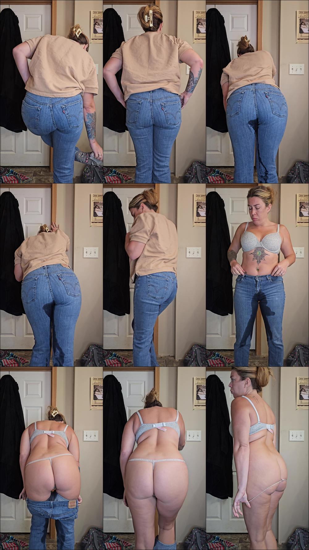 Peeing in a Pair of Levi Jeans