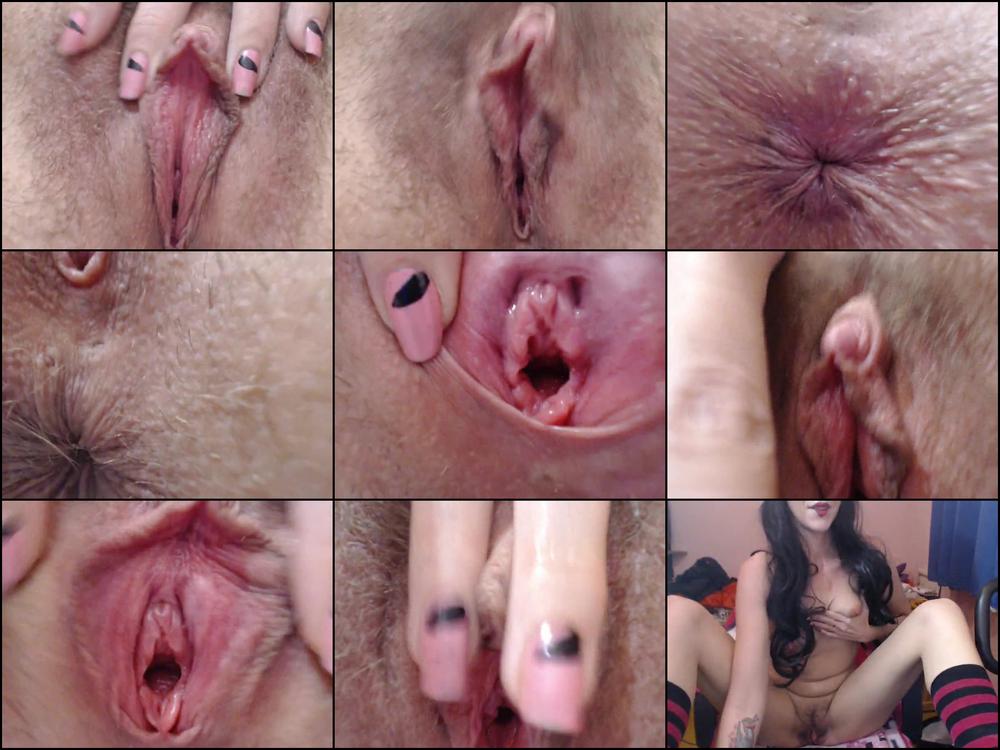 Cuteblonde666 Extreme Close Up Clit Pussy Asshole