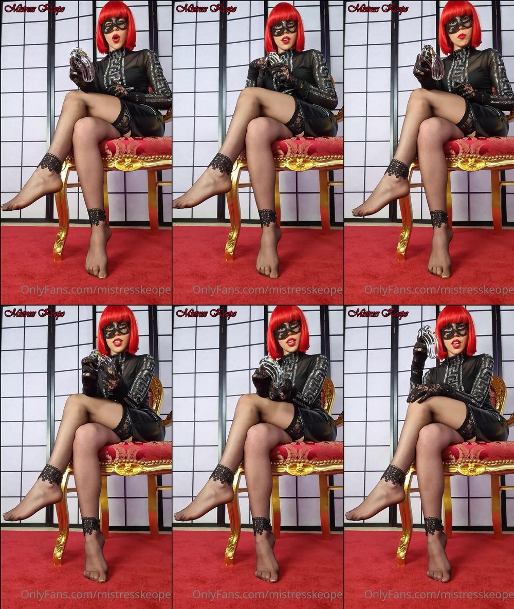 mistresskeope 25 05 2021 2118991811 la gabbietta nelle mie mani e tu sei pronto per entrare in castit per la tua padrona