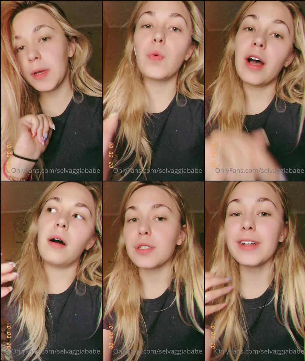 selvaggiababe 55226724 2020 10 03 attention please watch and give me your opinions i really wanna know