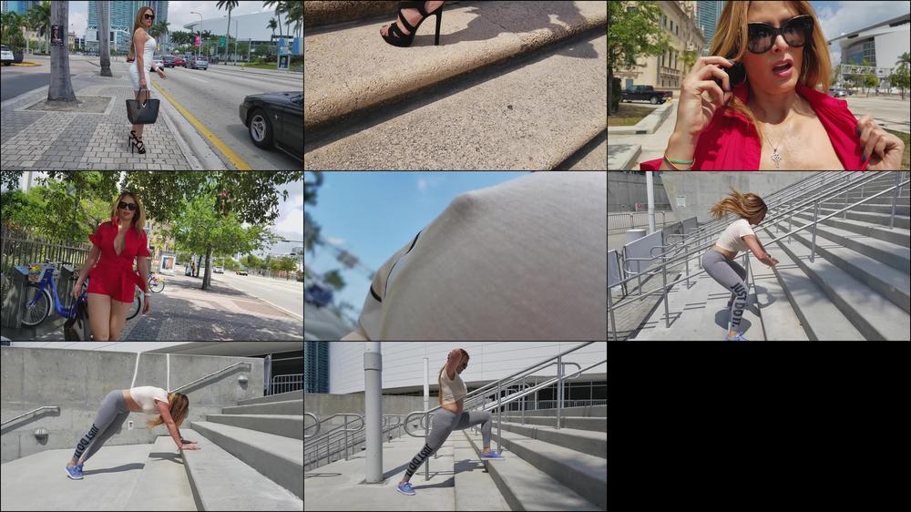 Monique Says Hello To Downtown Miami