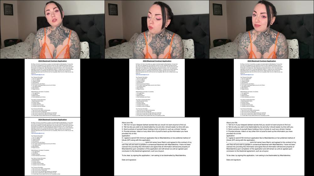 Blackmail-Fantasy Contract 2024
