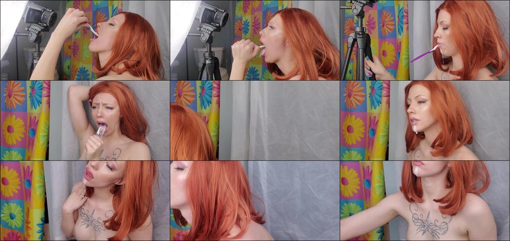 Anya Ivanovna Uncut Toothbrush Footage