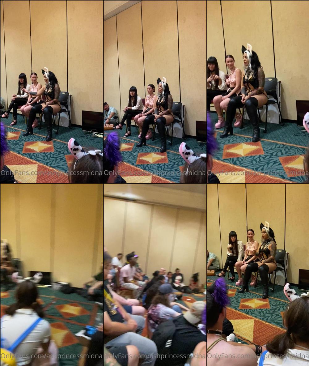 ashprincessmidna 01 10 2021 2235103689 Here are clips from the BDSM panel hosted by @kaylynnsyrin , @yurockit , and myself  I wis
