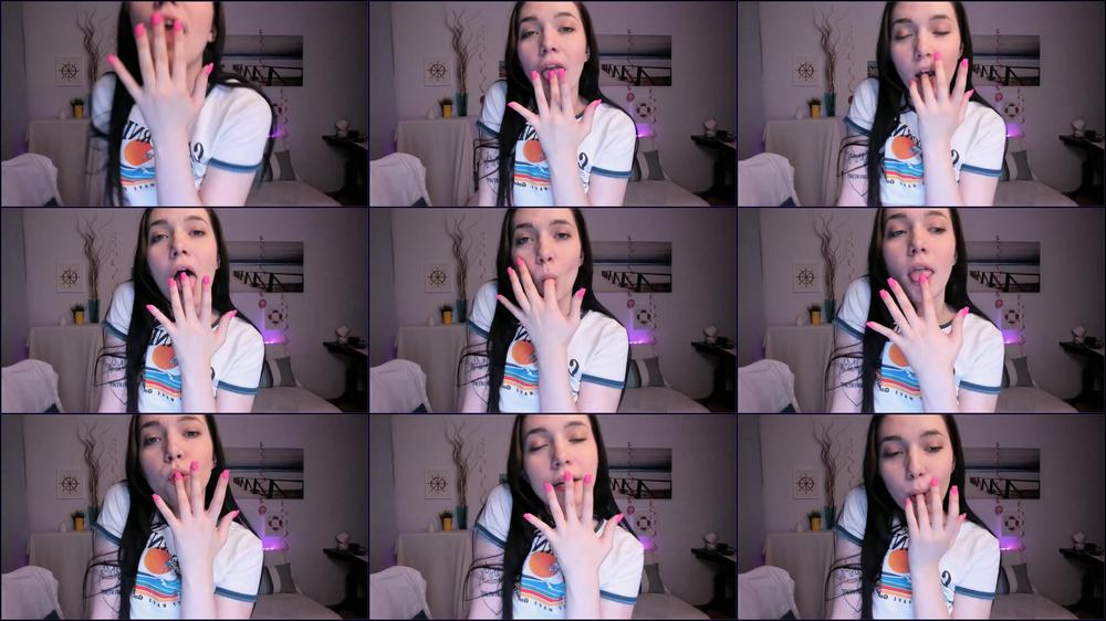 Finger licking fetish