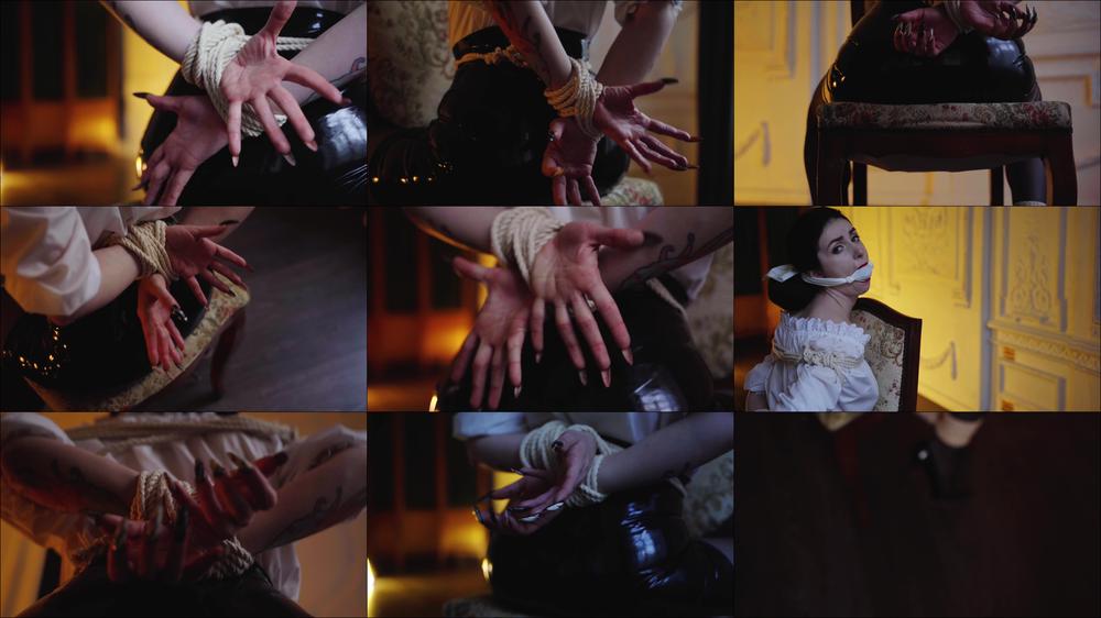 Bondage Latex And Hands