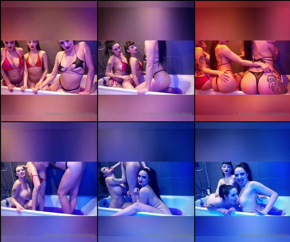 rubyalexia 04 05 2021 2100543294 behind the scenes of goth girl bathtime with sweetseverine