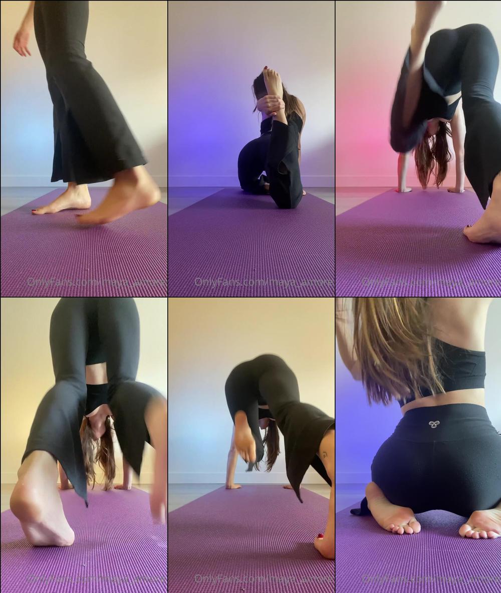 maya amore 06 06 2022 2479907629 pov you re behind me in yoga class and can t stop smelling my sweaty feet.. 
