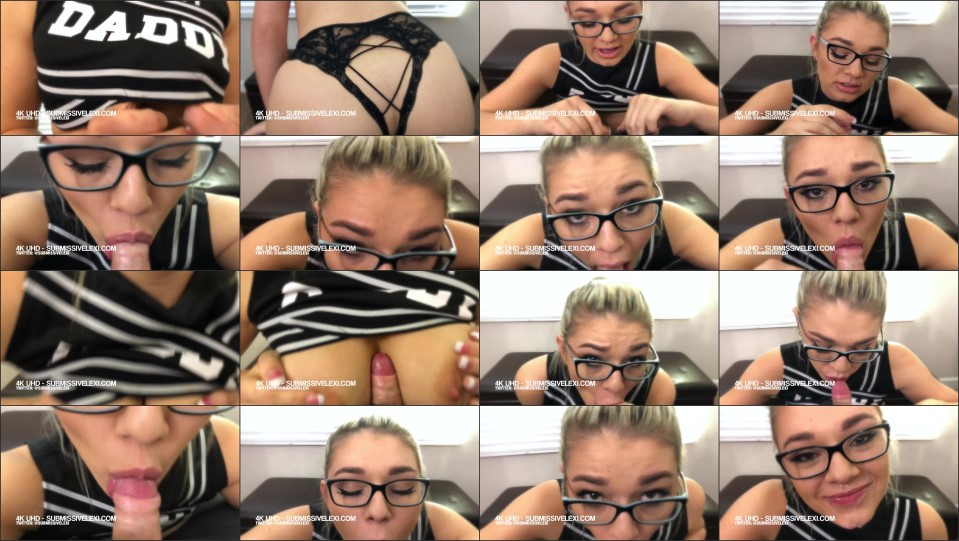 Submissivelexi 4K Cheerleader Gets Facial From Daddy