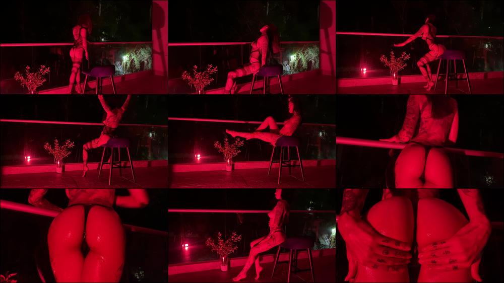show on my balcony