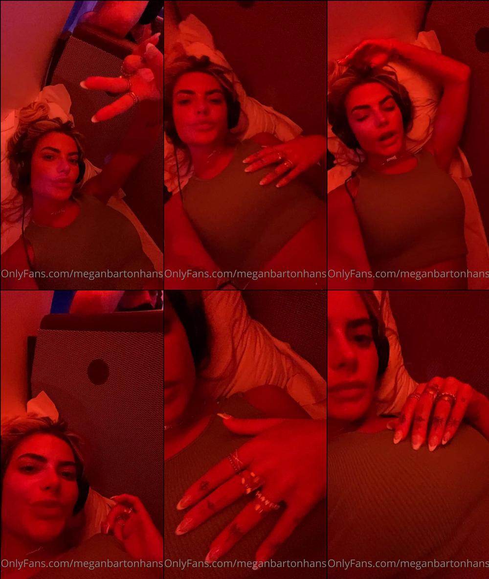 meganbartonhanson 17 03 2022 2395160605 was feeling horny on the plane and wanted to get naughty for you guys but had a lurker 