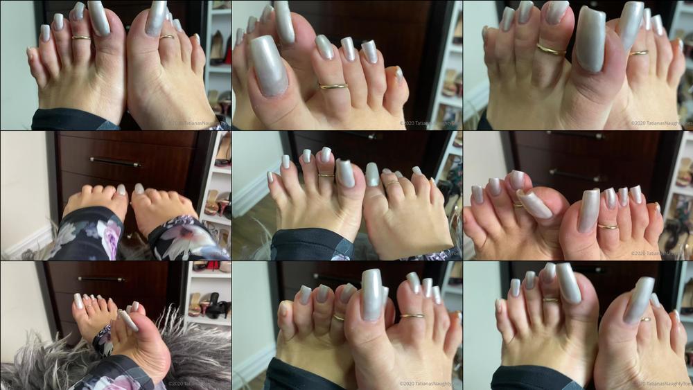tatianasnaughtytoes 02 01 2021 1999675593 NEW   2021 01 01 Snow White Pedicure   BareFoot2  Happy New Year Everyone    Hope you all 