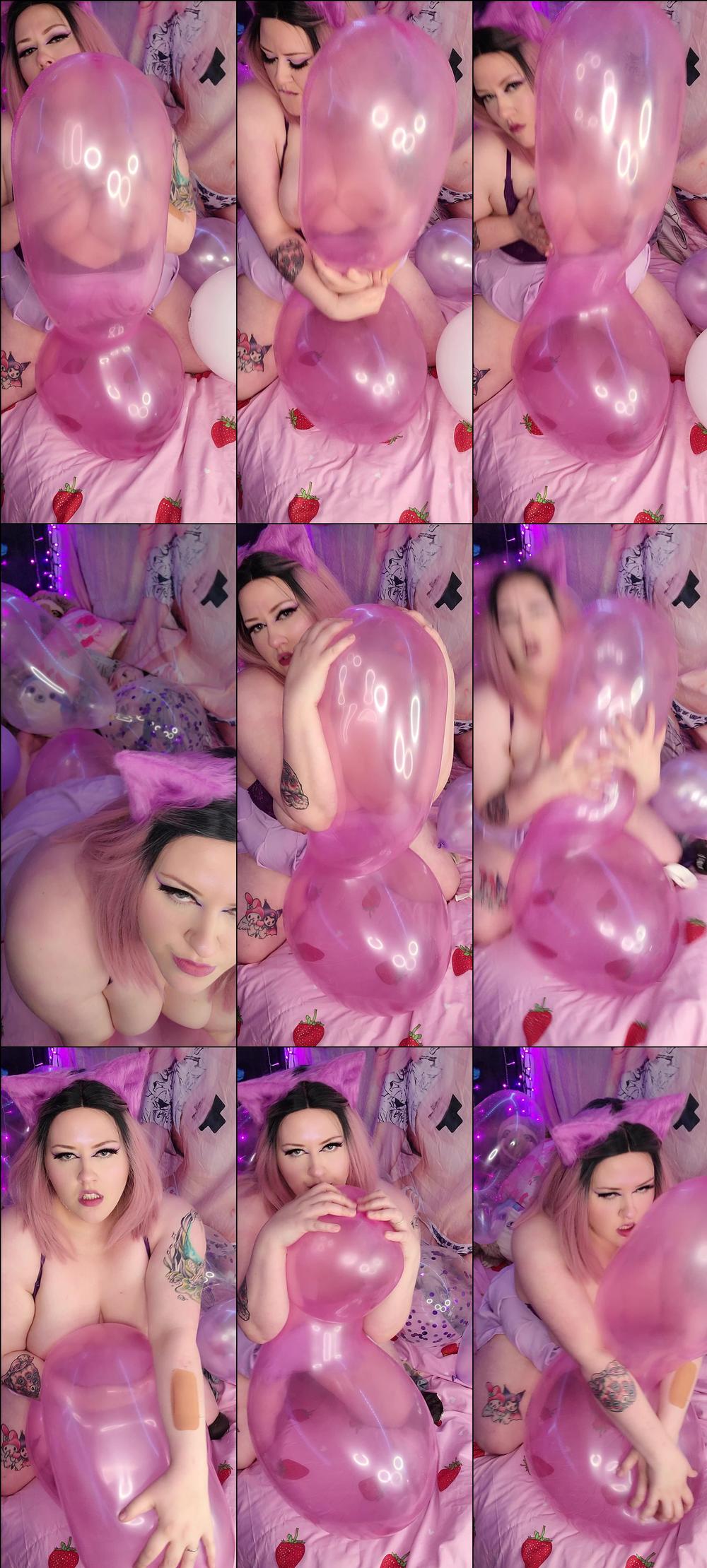 BBW balloon tit job and rough bounce - November 16, 2021