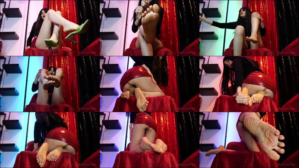 Rebecca Diamante - Worshipping my divine oiled feet and wrinkled soles to make your more and more addicted