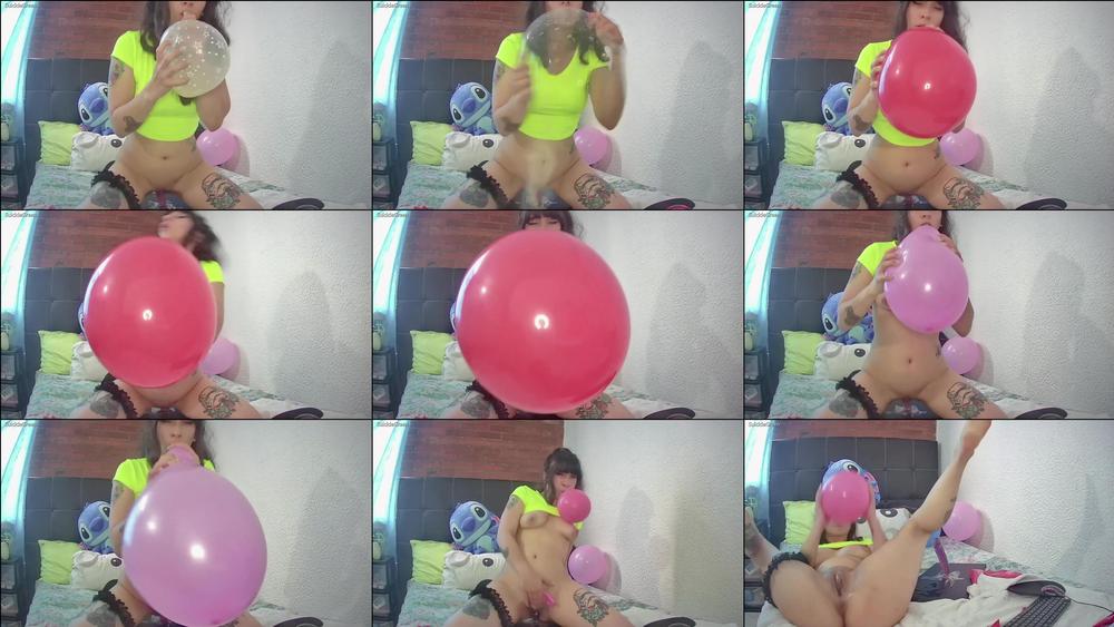 RIDING MY DILDO WHILE B2P 3 BALLOONS - July 02, 2021