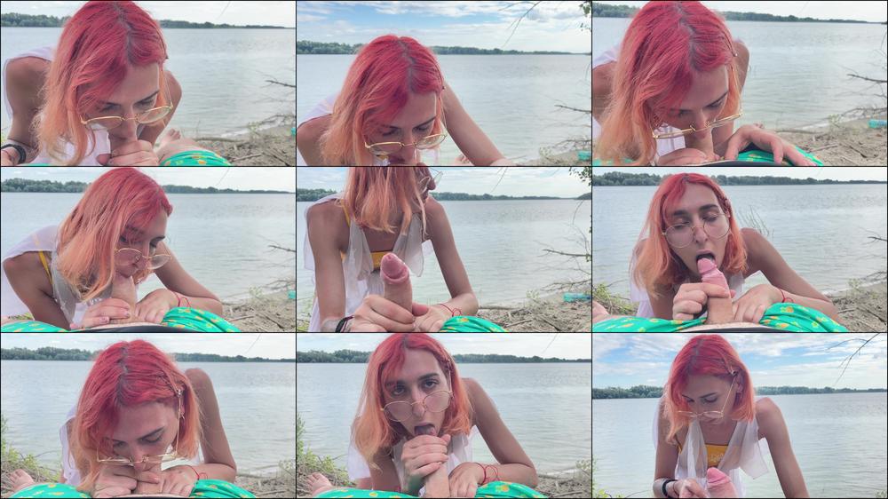 Public beach blowjob - June 09, 2022
