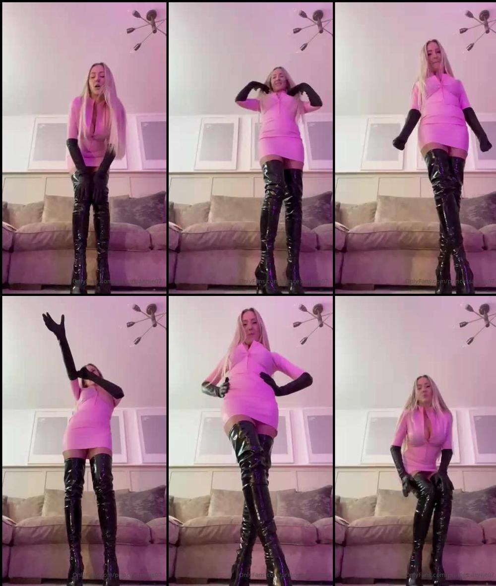 princessannie07 12 09 2023 3012825337 a hot custom clip in my barbie pink latex