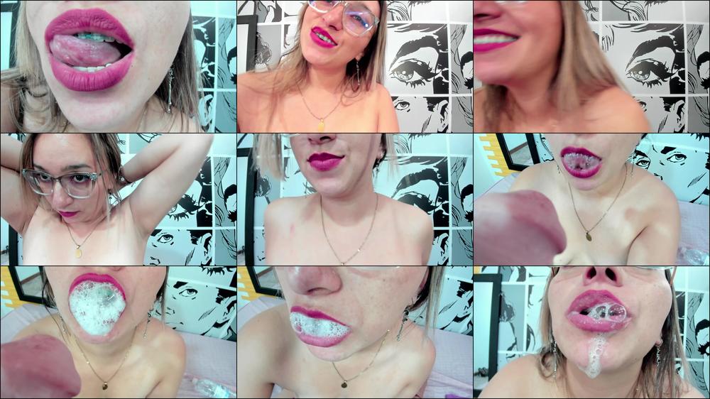 Saliva Expert: Saliva Knowledgeable Tongue fetish