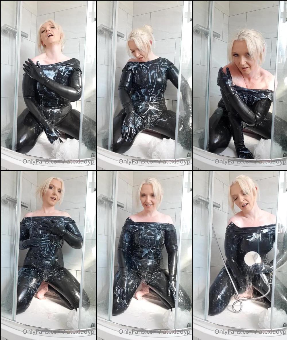 latexladyp 04 03 2021 2046704410 And of course the shower video 