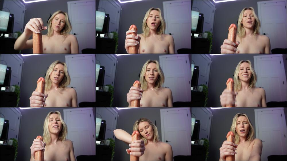 Petite Blonde Gives You A Handjob Until You Bust