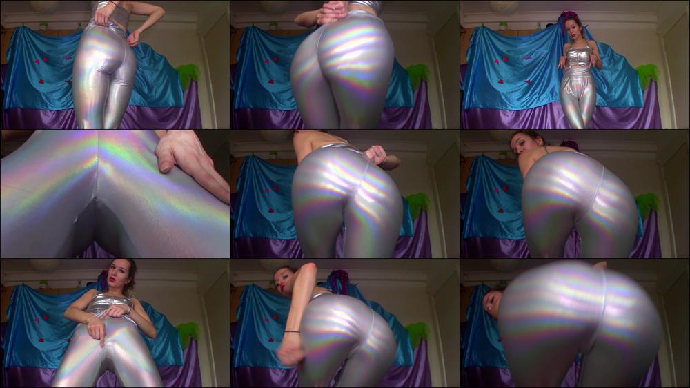 Silver Holographic Mesmer Ass JOI