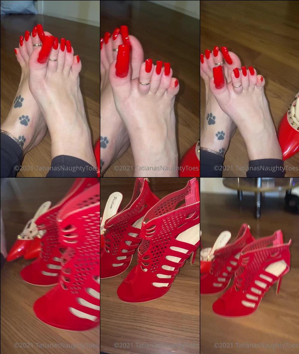 tatianasnaughtytoes 02 06 2021 2125899179 NEW    2021 June 2 Check out my new shoes    Also new pedicure is coming up this week â¤